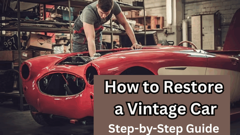 How to Restore a Vintage Car: Step-by-Step Guide