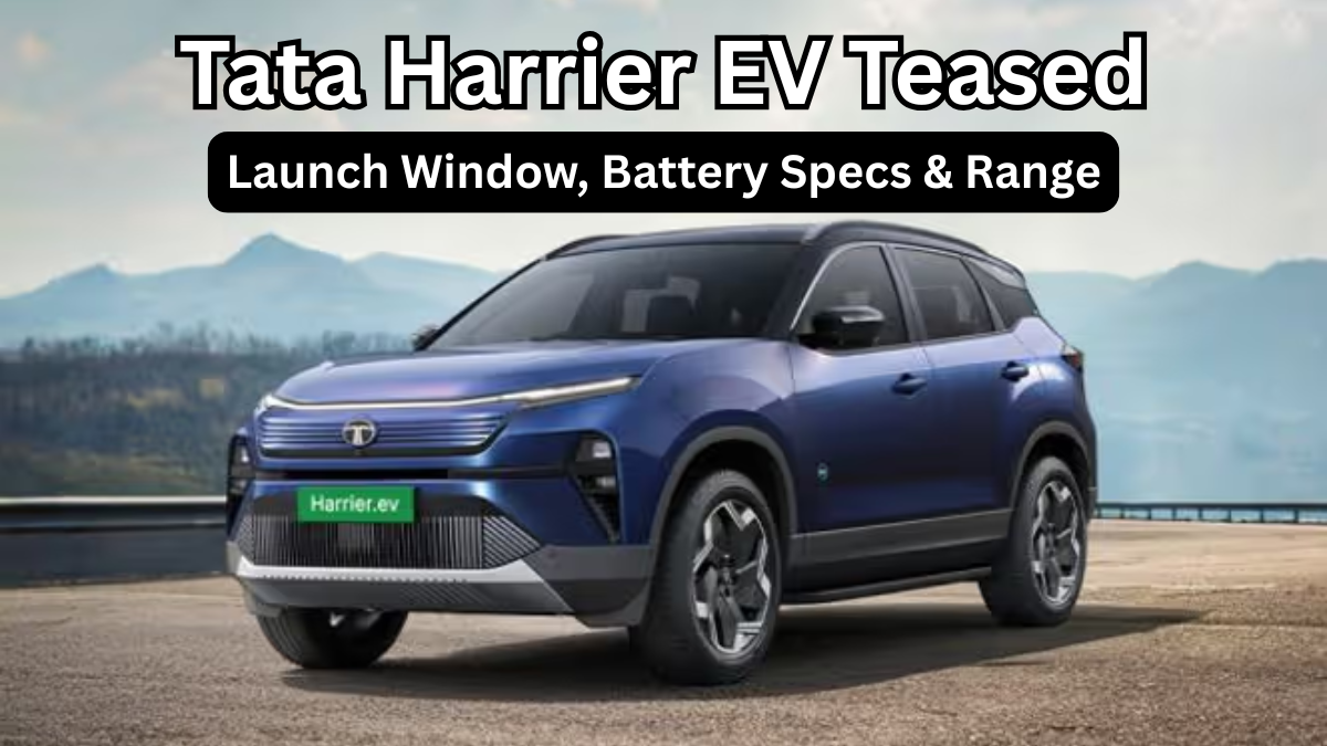 Tata Harrier EV Teased – Launch Window, Battery Specs & Range