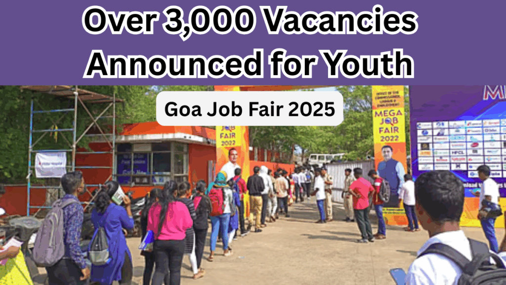 Goa Job Fair 2025: Over 3,000 Vacancies Announced for Youth